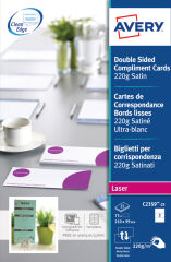 Cartes de correspondance Quick & Clean,  laser