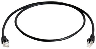Teleg&auml;rtner C&acirc;ble patch, Cat.6a, S/FTP (profond), 5 m, noir