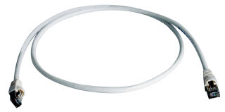 Teleg&auml;rtner C&acirc;ble patch, Cat.6A, S/FTP (profond),1,0 m,blanc