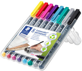 STAEDTLER Marqueur permanent 317M Lumocolor, étui de 85