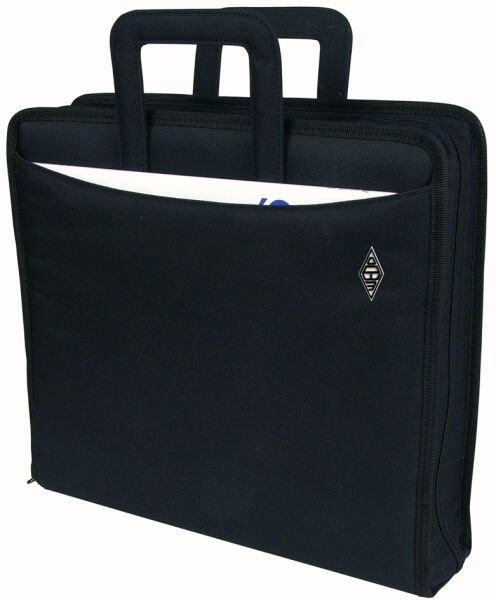 Porte Document A4 En Cuir Avec Fermeture Éclair Étanche Avec Classeur À Anneaux, Bloc-notes, Porte-documents, Porte-documents, Porte-documents Pour Réunion D'affaires (Color : Red