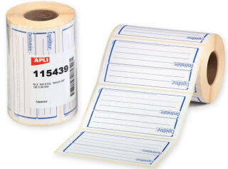 Etiquettes d' exp&eacute;dition "Exp&eacute;diteur/ Destinataire", (2) 125,0 x 65,0, en rouleau