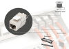 Miniature DIGITUS Module Keystone cat.6A, blind&eacute;, gris n°2