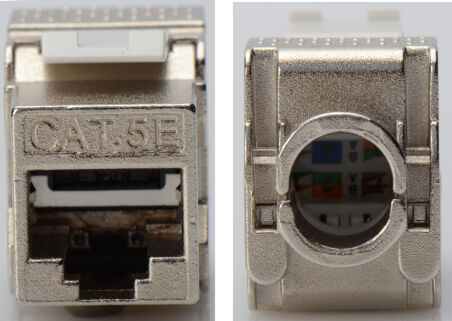 DIGITUS module Keystone cat.5e, 1 x RJ45, blind&eacute;,