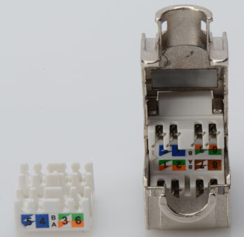 DIGITUS module Keystone cat.5e, 1 x RJ45, blind&eacute;,