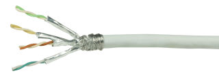 LogiLink C&acirc;ble d'installation, Cat. 6, S/FTP, 100 m, blanc