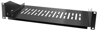 LogiLink Etag&egrave;re 19', 2 U, montage fixe, (P)250 mm, noir