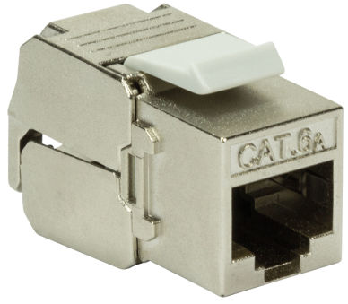 LogiLink Module keystone Cat.6A, non blind&eacute;, noir