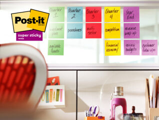 Post-it Bloc-note super sticky z-notes, 76 x 76 mm, 14+2
