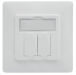 Miniature DIGITUS Bo&icirc;tier vide pour module Keystone, 2 compartiments n°0