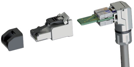 Teleg&auml;rtner Connecteur RJ45 MFP8 cat.6A (profond), T568A,