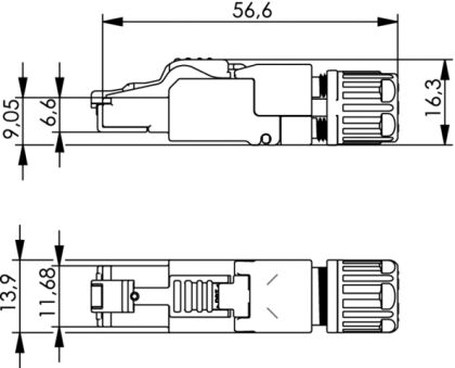 Teleg&auml;rtner Connectique RJ45 MFP8 IE PROFINET