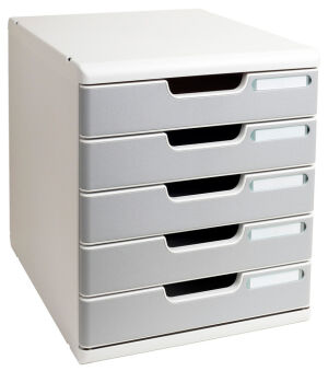 EXACOMPTA Module de classement MODULO A4, 3 tiroirs, gris