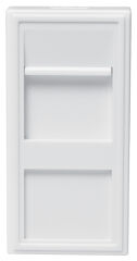 LogiLink Plaque murale pour 1 module Keystone, blanc pur