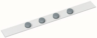 MAUL Bande métallique MAULstandard, (l)50 x (L)500 mm, blanc