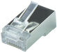 Miniature LogiLink Connecteur modulaire RJ45 Cat.6A, blind&eacute;, argent n°0