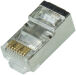 Miniature LogiLink Connecteur modulaire RJ45 Cat.6A, blind&eacute;, argent n°1