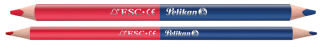 Pelikan Crayon bicolore fin, rouge/bleu
