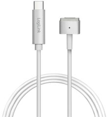 LogiLink C&acirc;ble de chargement USB-C - Apple MagSafe, argent