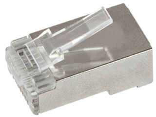 LogiLink Set de connecteurs RJ45, cat.6, blind&eacute;s