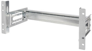 DIGITUS Support de rail DIN 19', avec rails DIN, 4U