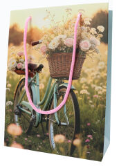 SUSY CARD Sac cadeau 'Bicycle'