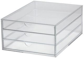 MAUL Module de classement acrylique, A4, 3 tiroirs