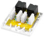 Miniature LogiLink Prise RJ45 cat. 6A avec boîtier en saillie, 2x RJ45 n°4