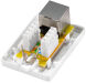 Miniature LogiLink Prise RJ45 cat. 6A avec boîtier en saillie, 2x RJ45 n°2