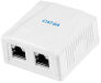 Miniature LogiLink Prise RJ45 cat. 6A avec boîtier en saillie, 2x RJ45 n°5