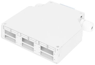 DIGITUS Adaptateur pour rail DIN pour 6x SC/DX, gris