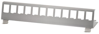 LogiLink Support de fixation pour 12 modules Keystone, inox