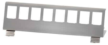 LogiLink Support de fixation pour 4 modules Keystone, inox