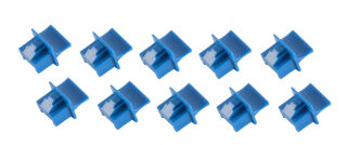 shiverpeaks Capuchon de protection pour fiche RJ45, bleu