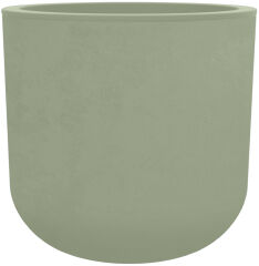EDA Bac &agrave; plantes BASALT UP, rond, 485 mm, vert amande